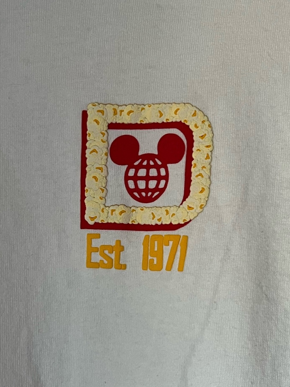 Disney Parks Popcorn + Ballon Spirit Jersey Striped Pattern Multicolored Mickey - Picture 9 of 14